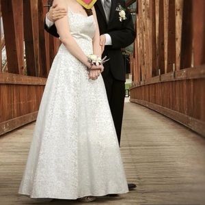 Silver corset Prom formal dress